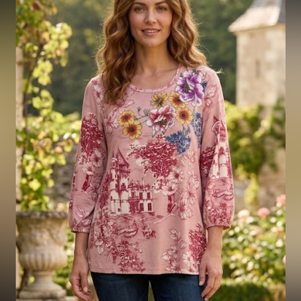 Johnny Was Top from House on the Hill Collection size lg